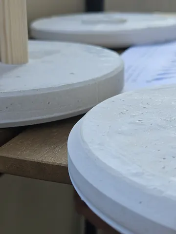 Zuil lamp, making of