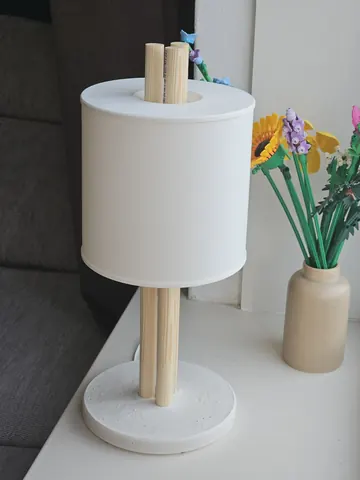 Zuil lamp, making of