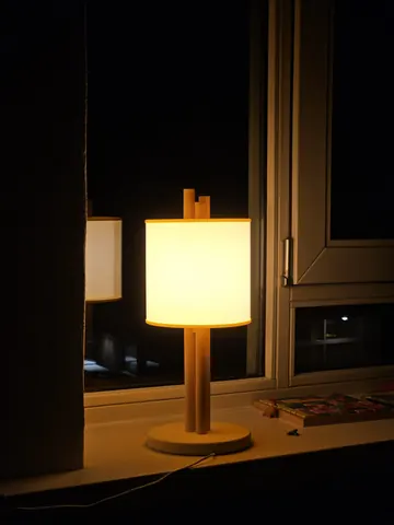 Zuil lamp, making of